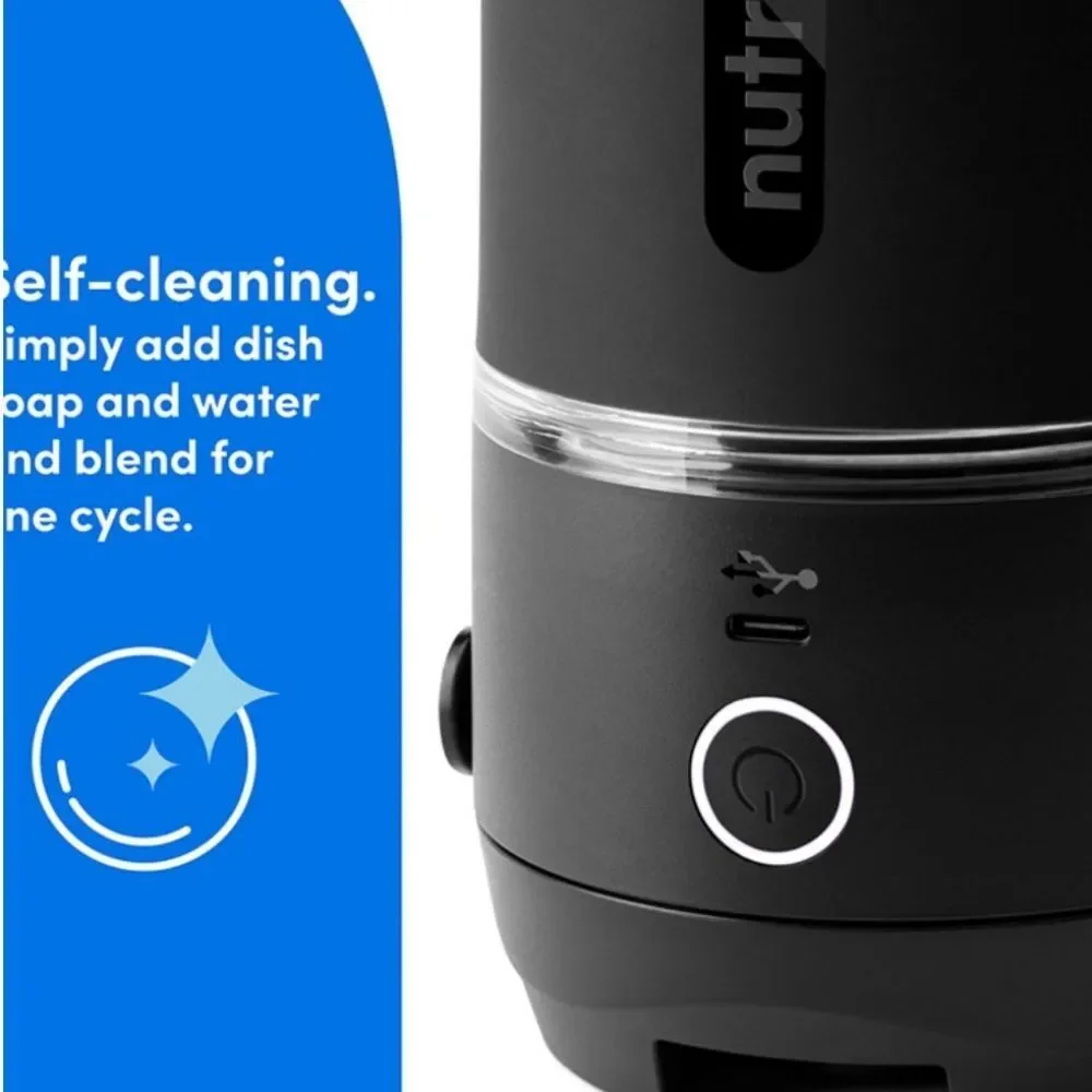 NutriBullet Flip Insulated‎ Portable Blender- Black